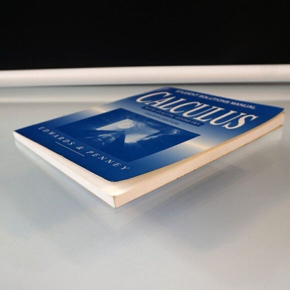 Calculus And Analytic Geometry Student Solution Manual 4th Ed 1994 PB - Picture 3 of 10